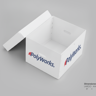 Polypropylene Box 8″ × 8″ × 8″